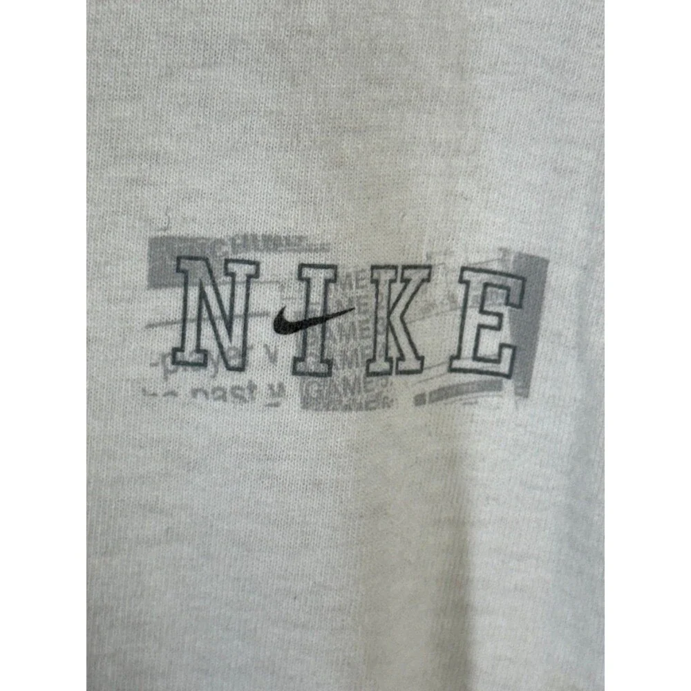 Vintage Nike Swoosh White Just Do It Shirt‎ XXL